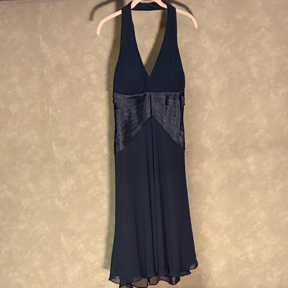 SL Fashions Black Backless Dress